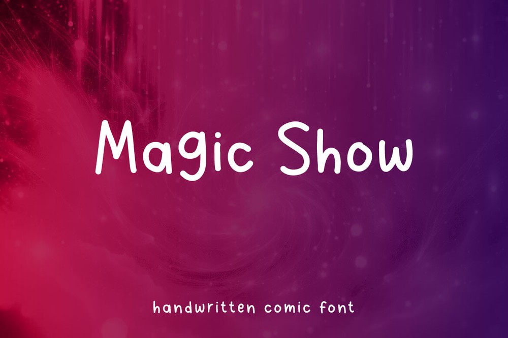 Schriftart Magic Show