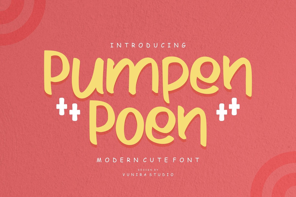 Schriftart Pumpen Poen