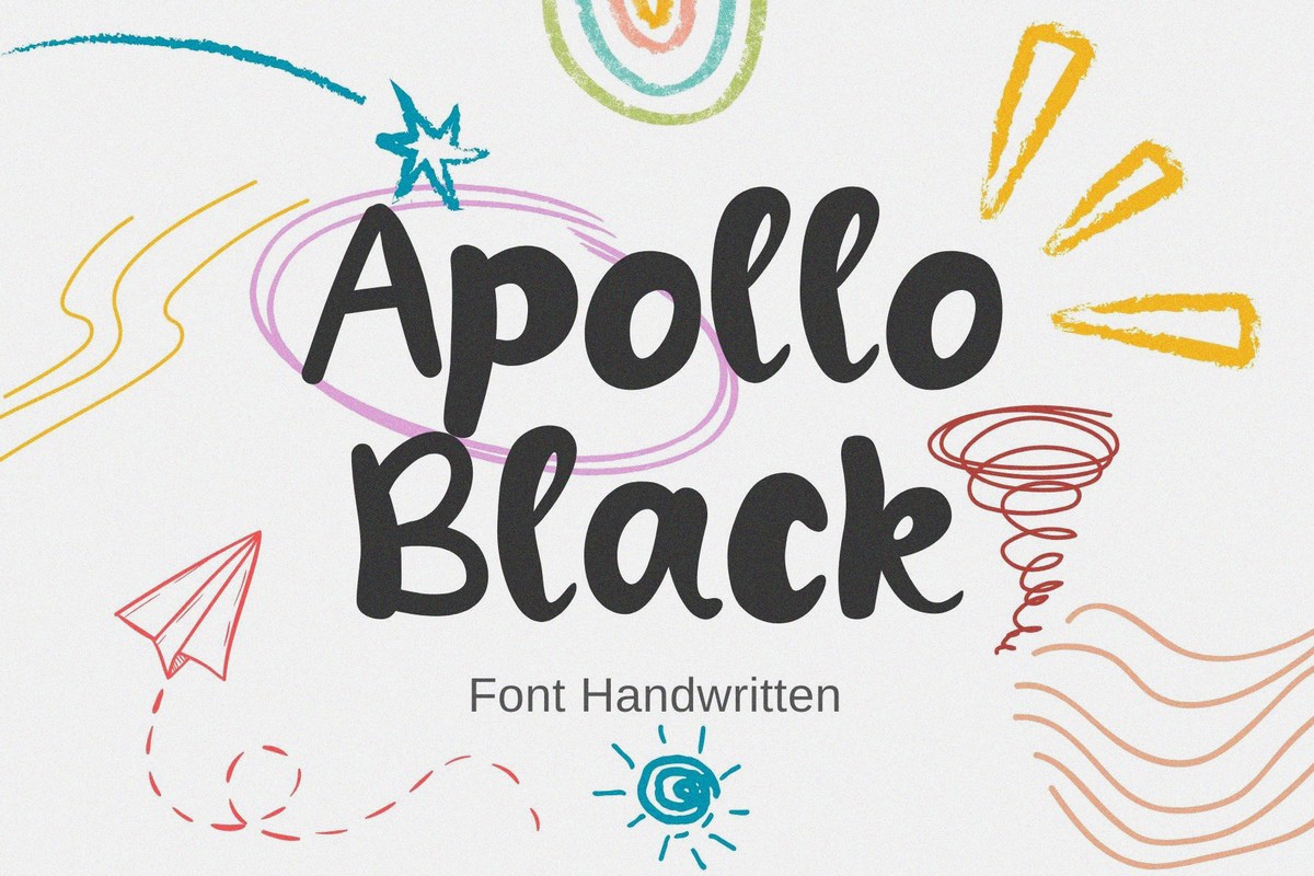 Schriftart Apollo Black