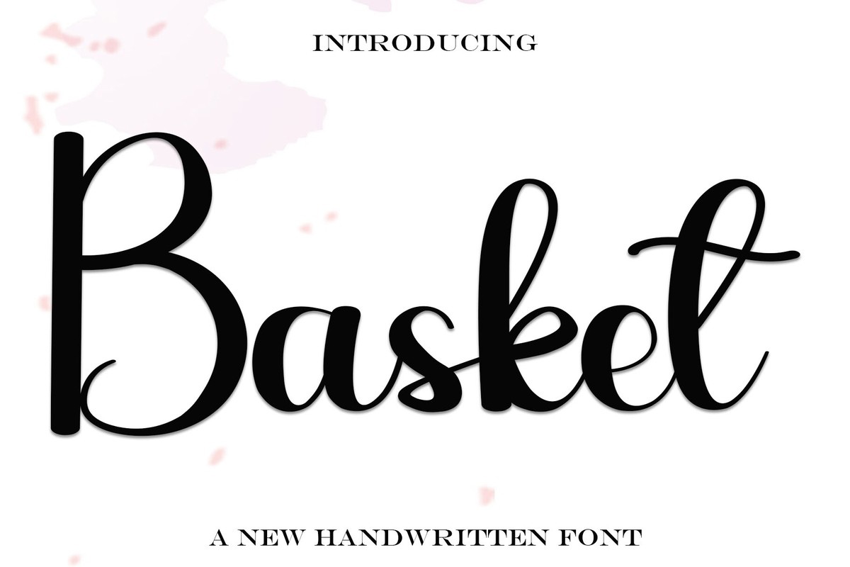 Schriftart Basket