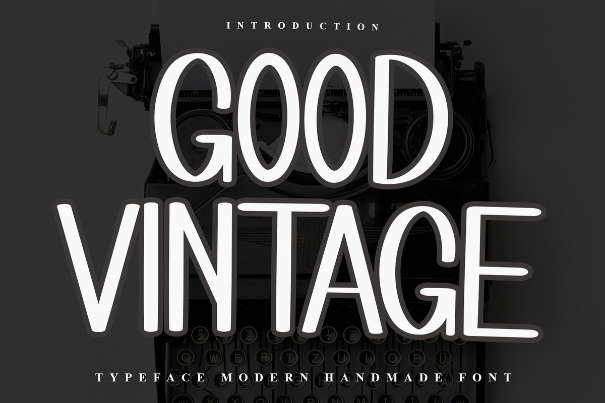 Schriftart Good Vintage