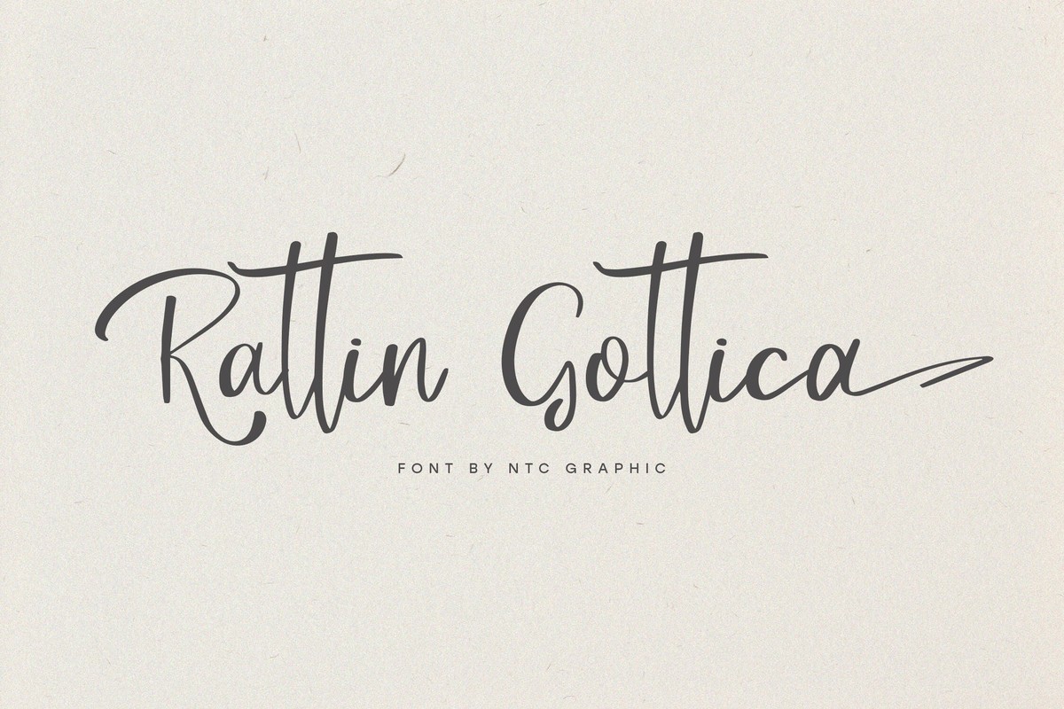 Schriftart Rattin Gotica