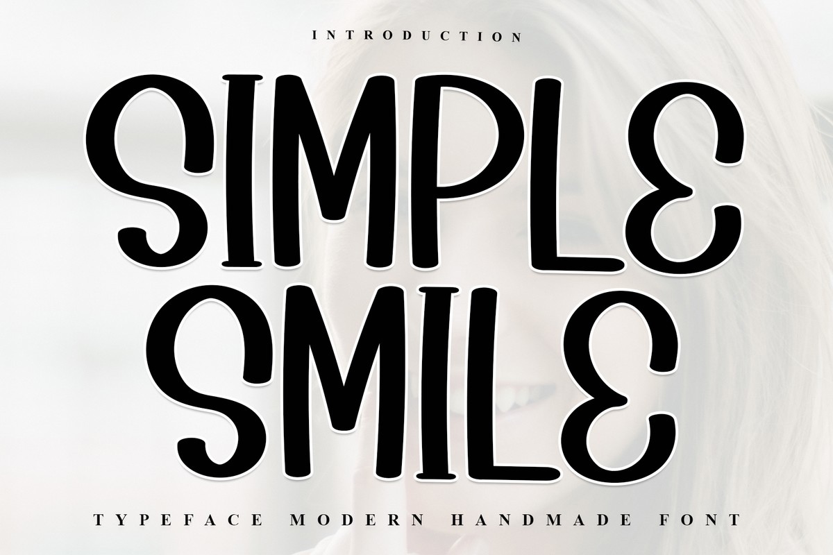 Schriftart Simple Smile