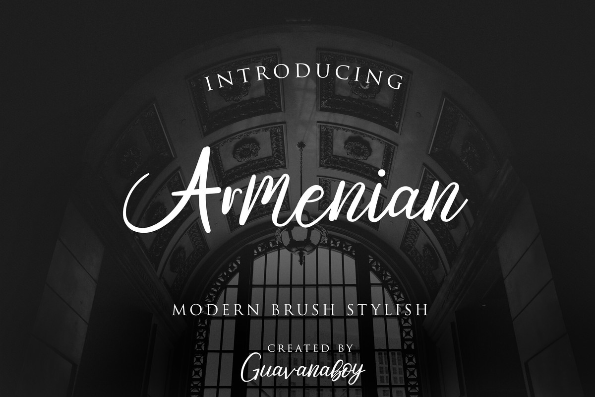 Schriftart Armenian