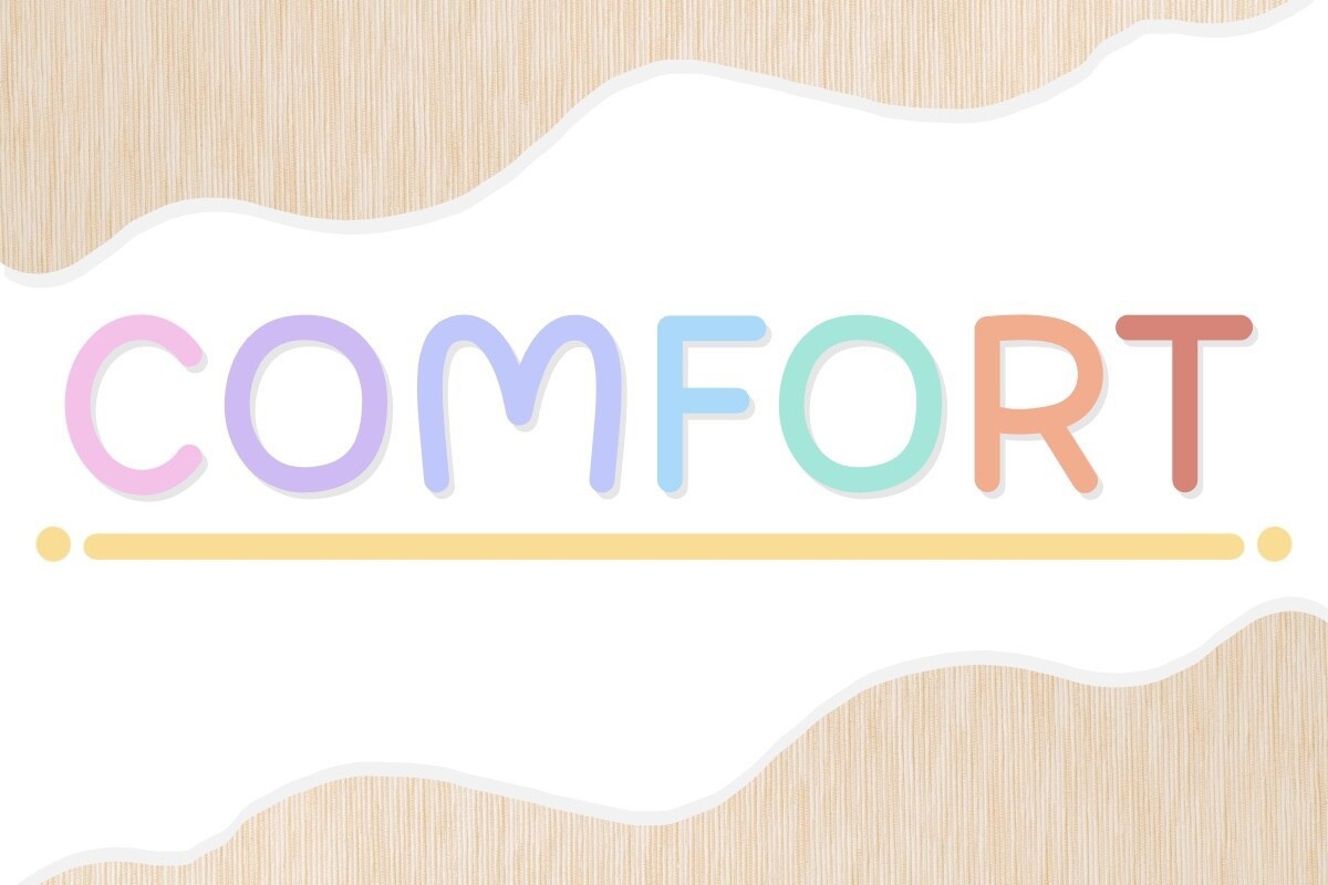 Schriftart Comfort