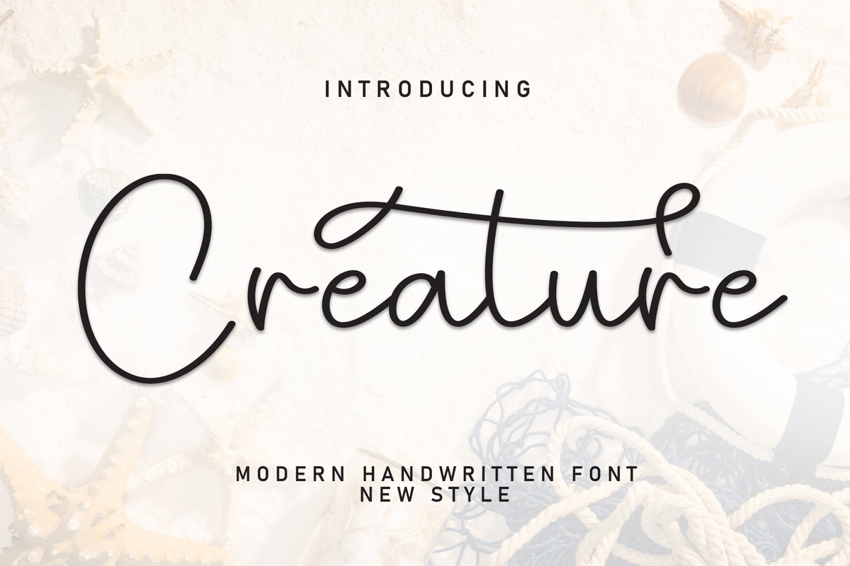 Schriftart Creature