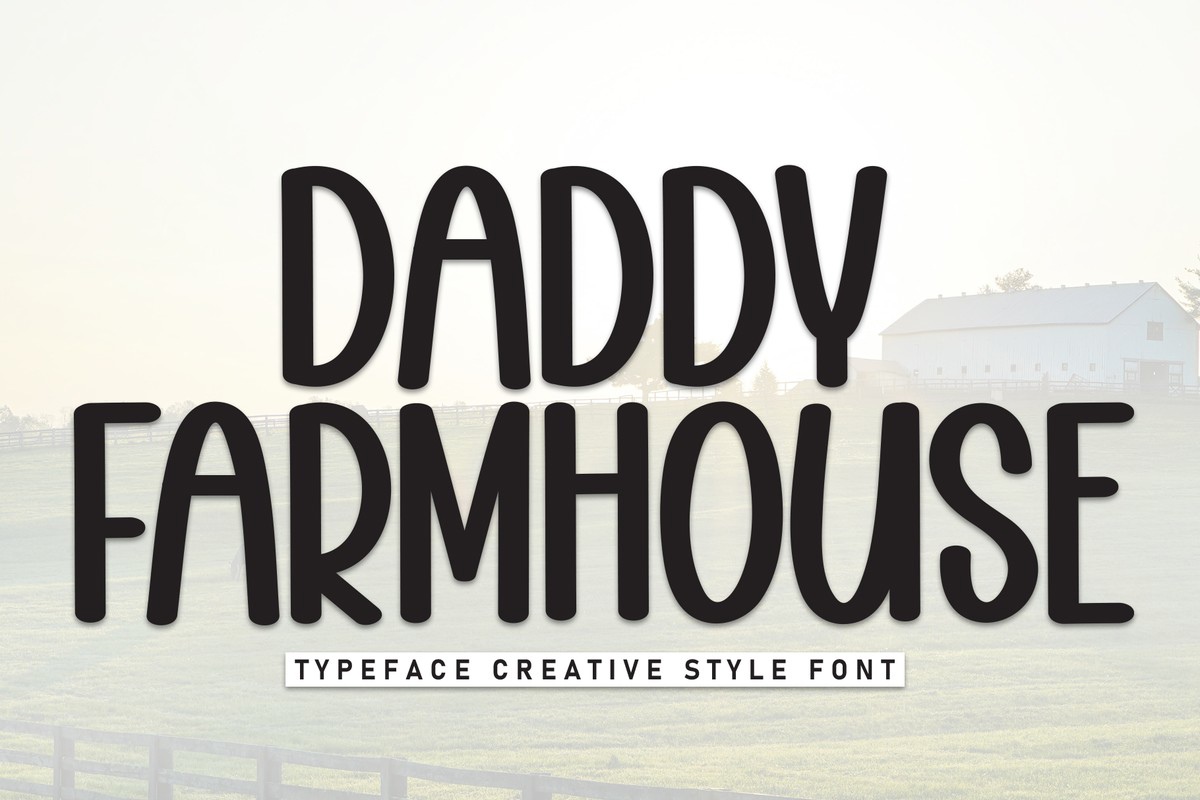 Schriftart Daddy Farmhouse