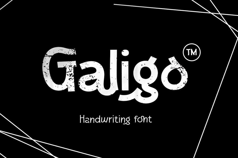 Schriftart Galigo