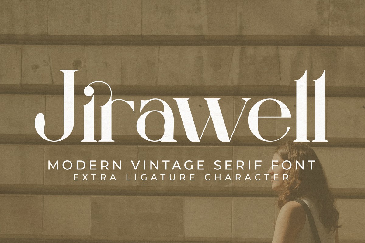 Schriftart Jirawell