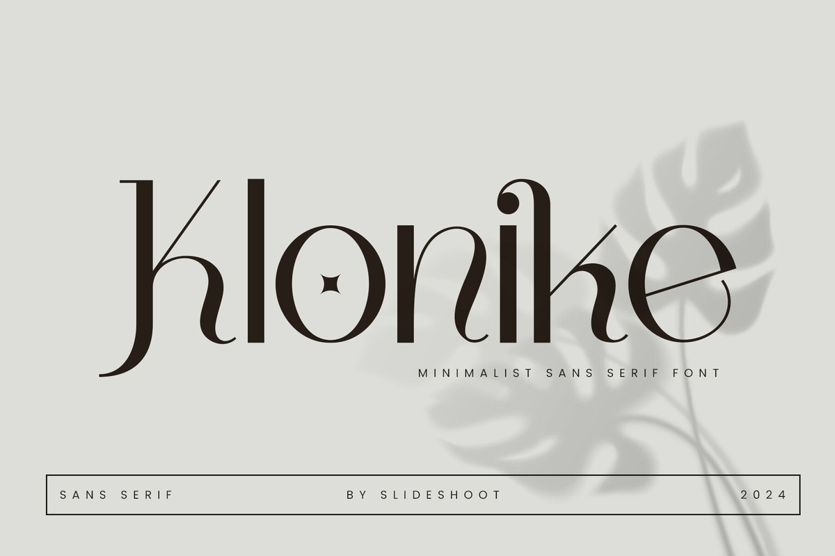 Schriftart Klonike