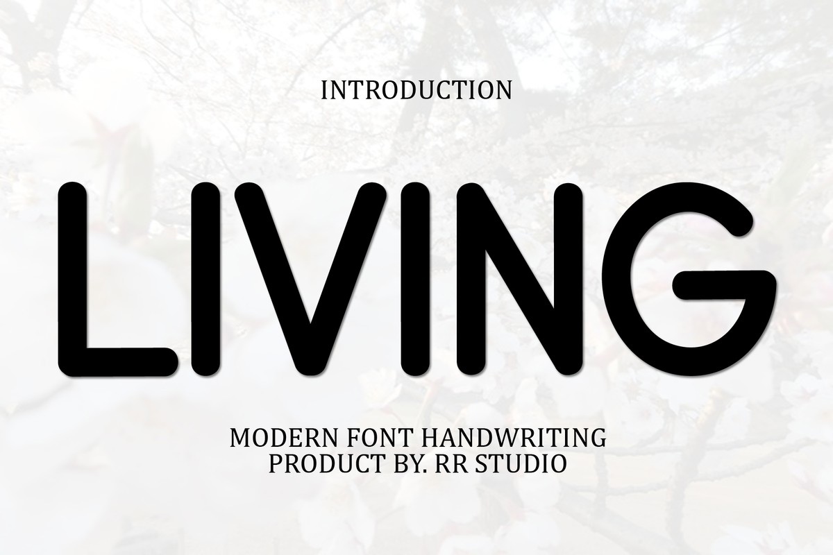 Schriftart Living