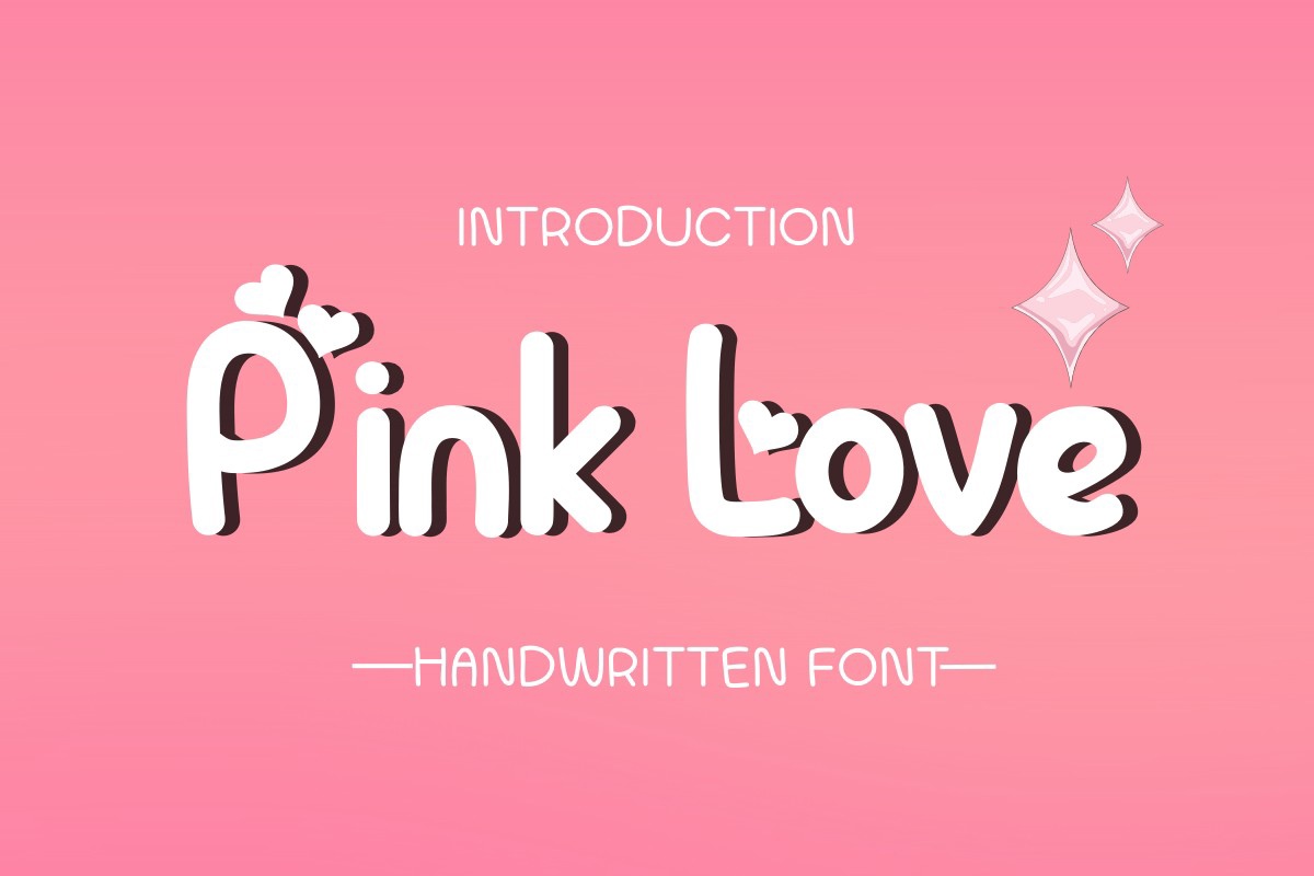 Schriftart Pink Love