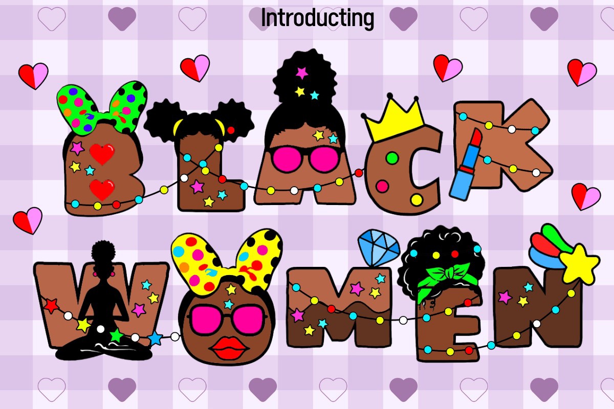 Schriftart Black Women