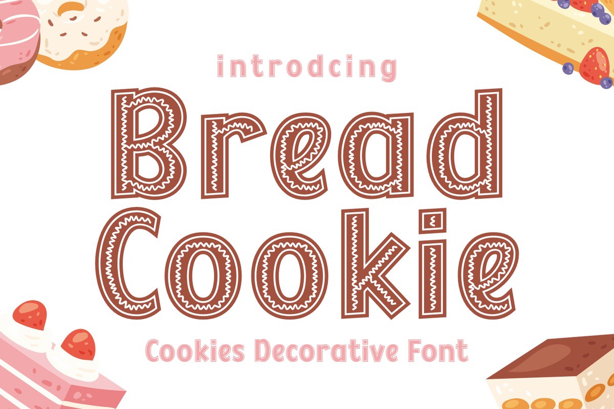 Schriftart Bread Cookie