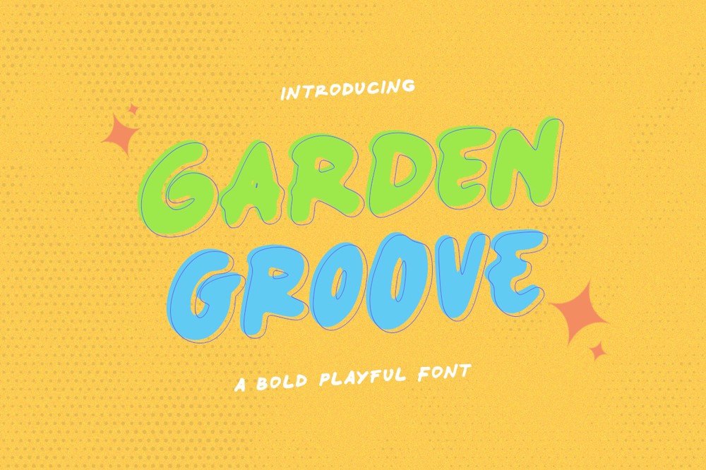 Schriftart Garden Groove