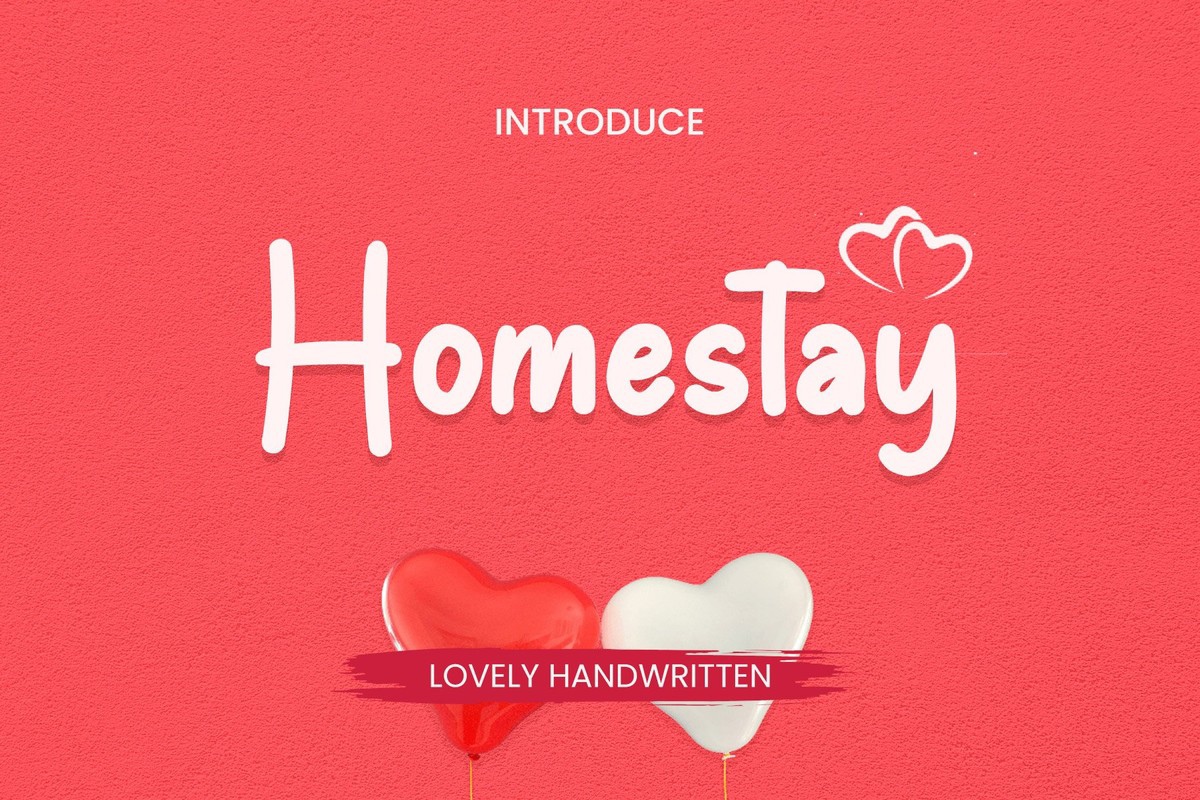 Schriftart Hоmestay