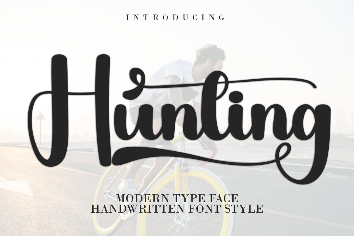 Schriftart Hunting