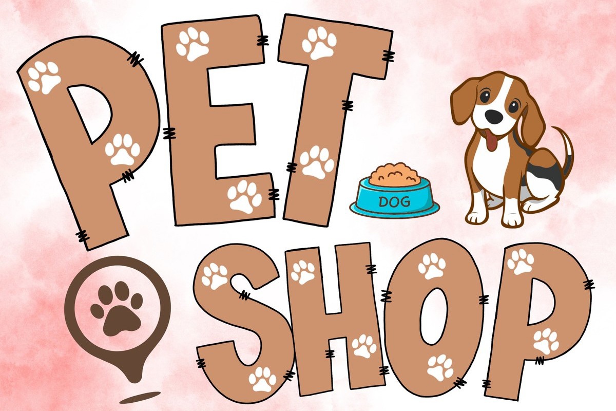 Schriftart Pet Shop