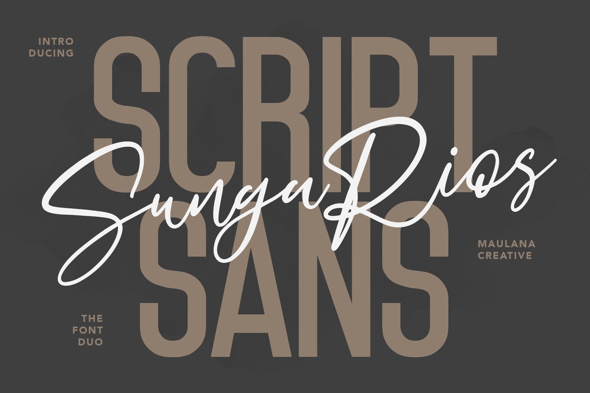 Schriftart Sungarios