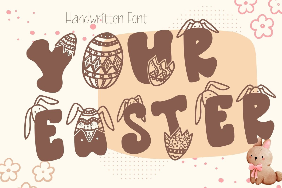 Schriftart Your Easter