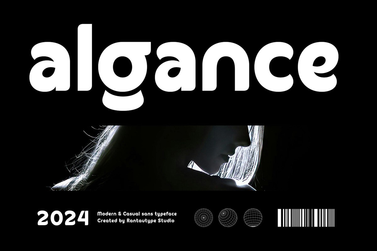 Schriftart Algance