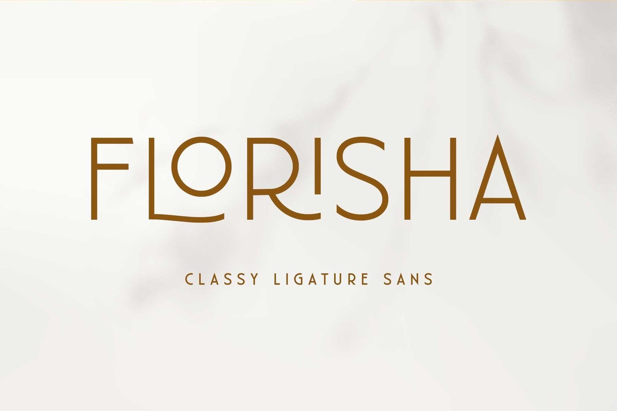 Schriftart Florisha