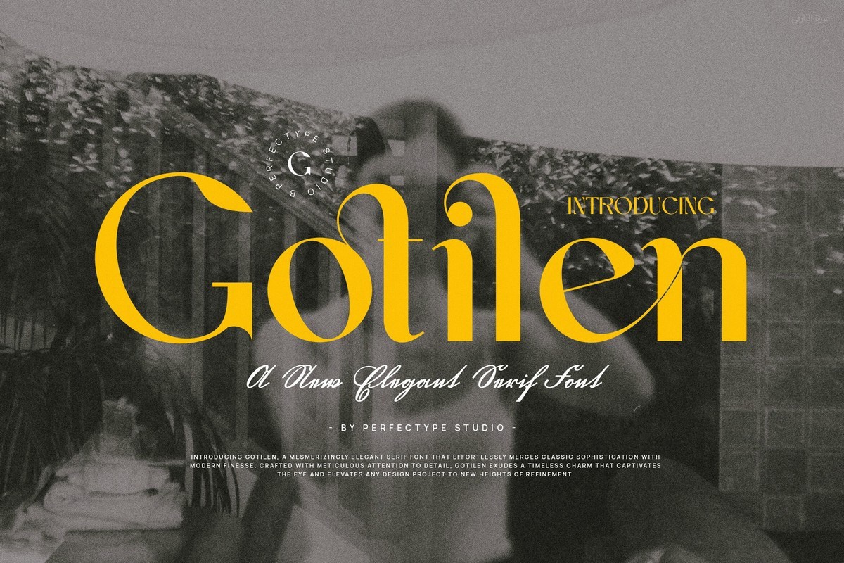 Schriftart Gotilen