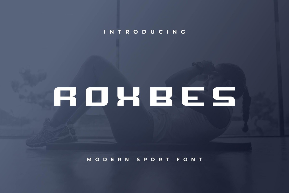 Schriftart Roxbes