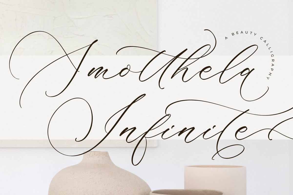 Schriftart Amotthela Infinite