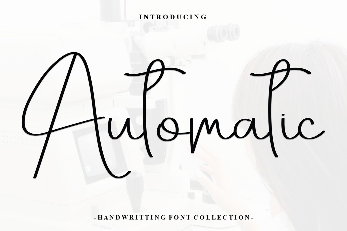 Schriftart Automatic