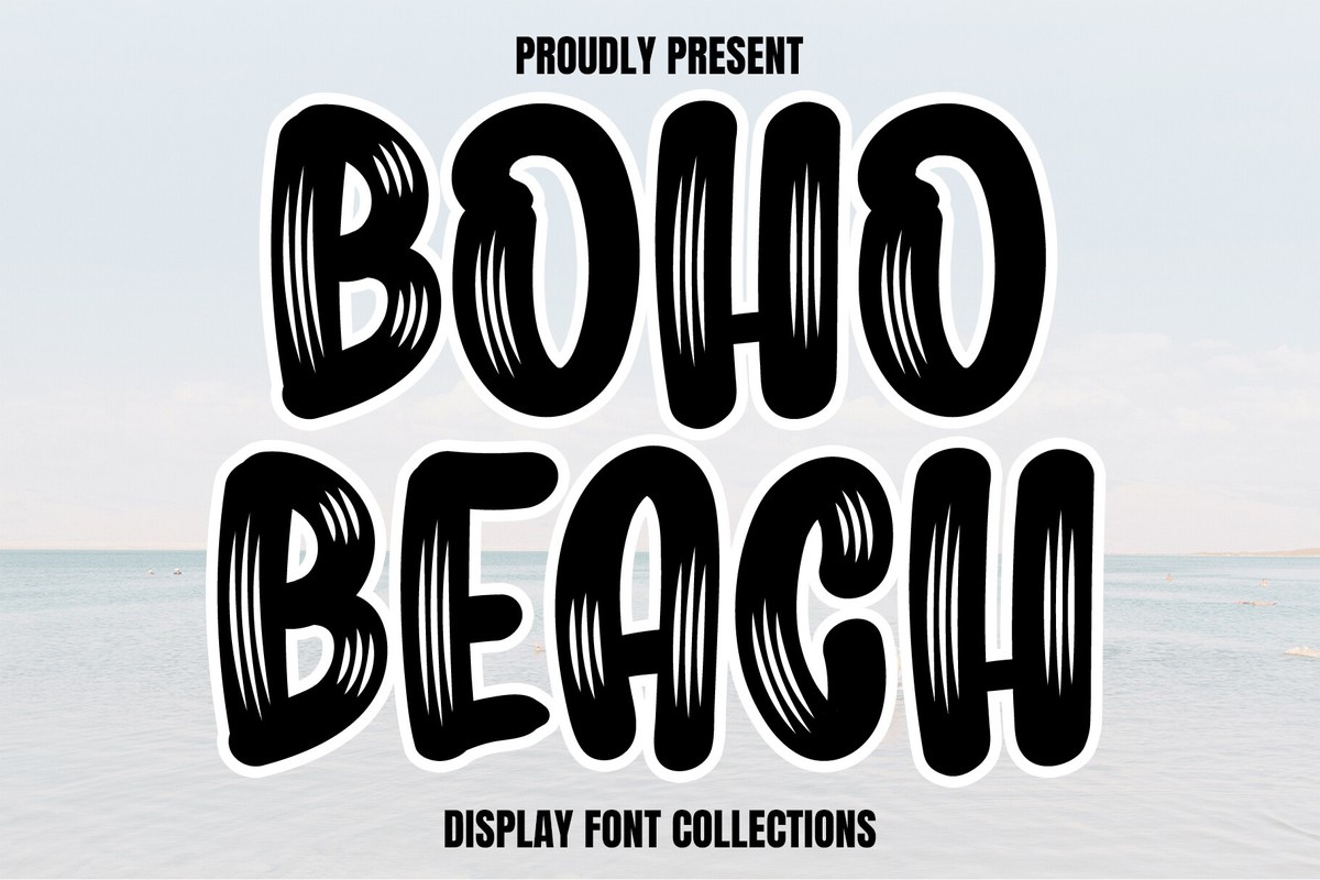 Schriftart Boho Beach