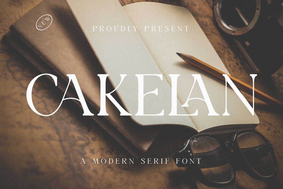 Schriftart Cakelan