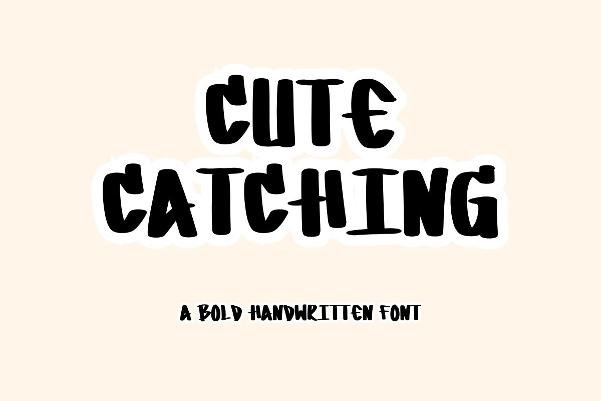 Schriftart CuteCatching