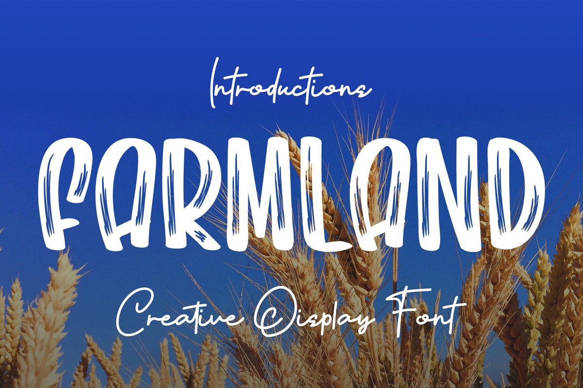 Schriftart Farmland