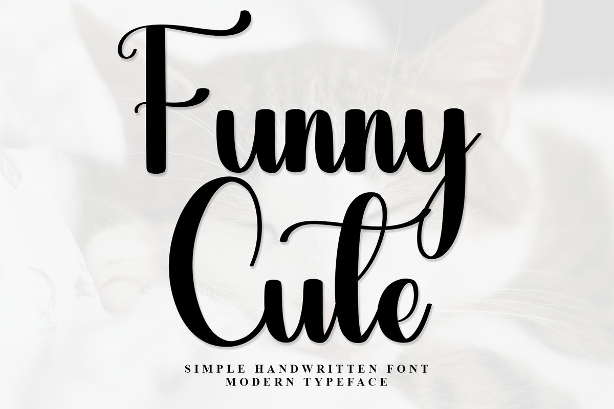 Schriftart Funny Cute