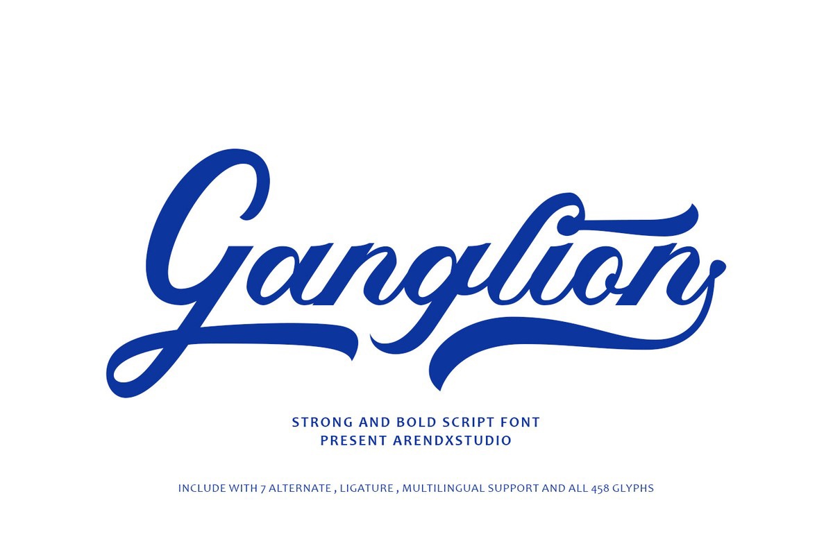 Schriftart Ganglion