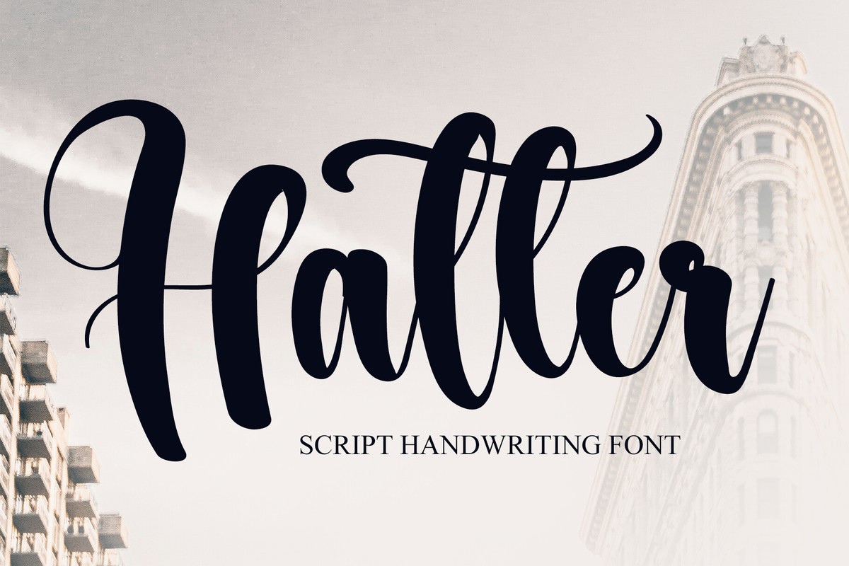 Schriftart Hatter