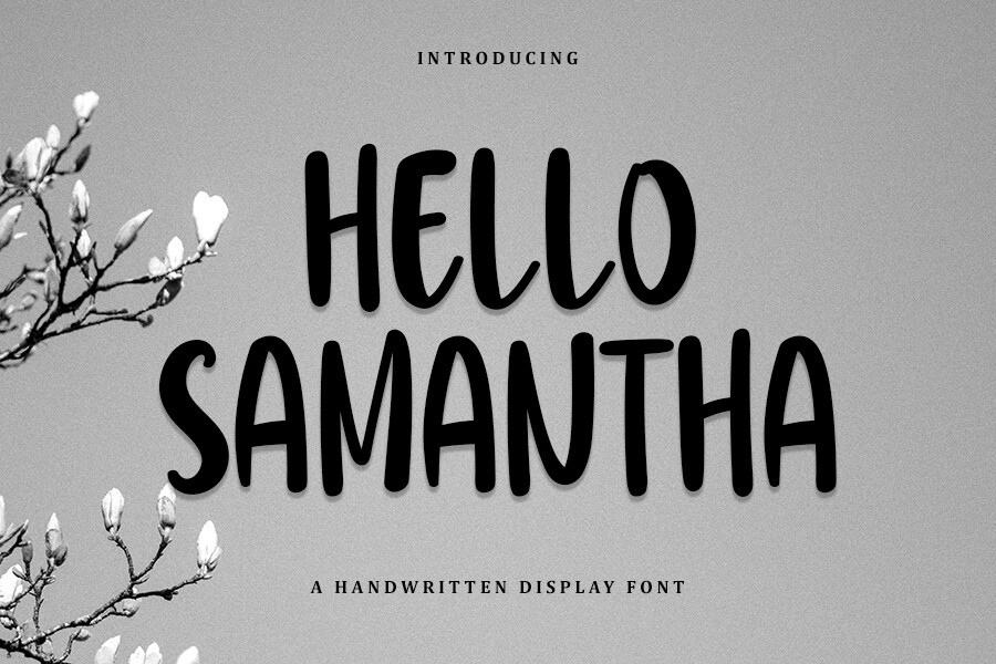 Schriftart Hello Samantha