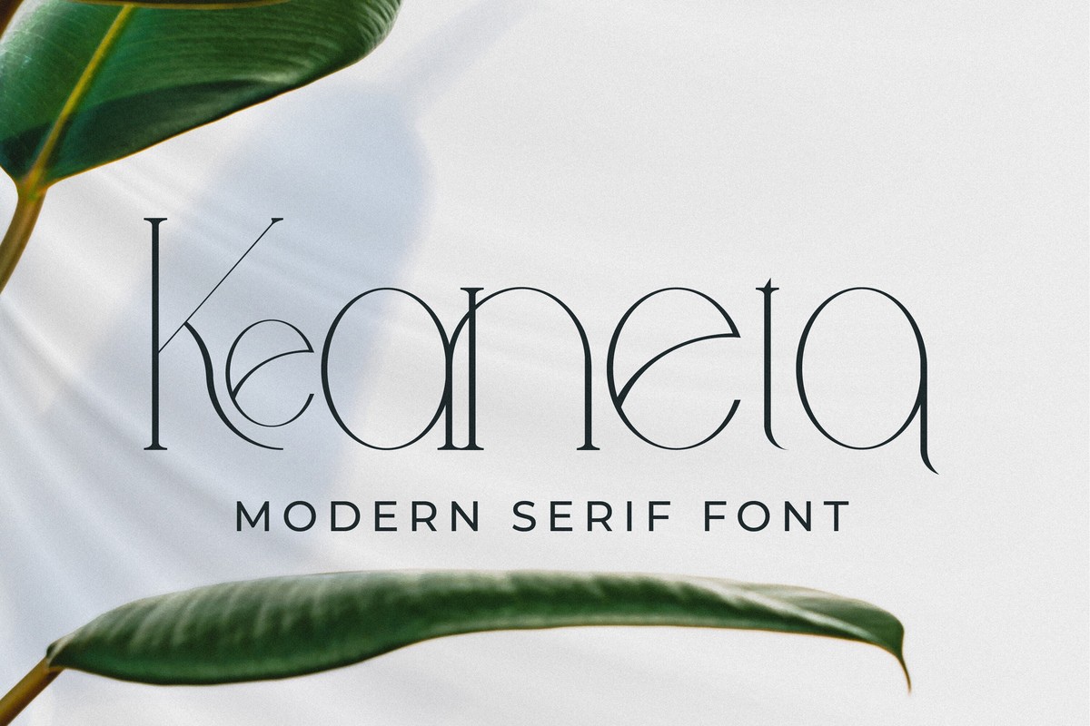 Schriftart Keaneta