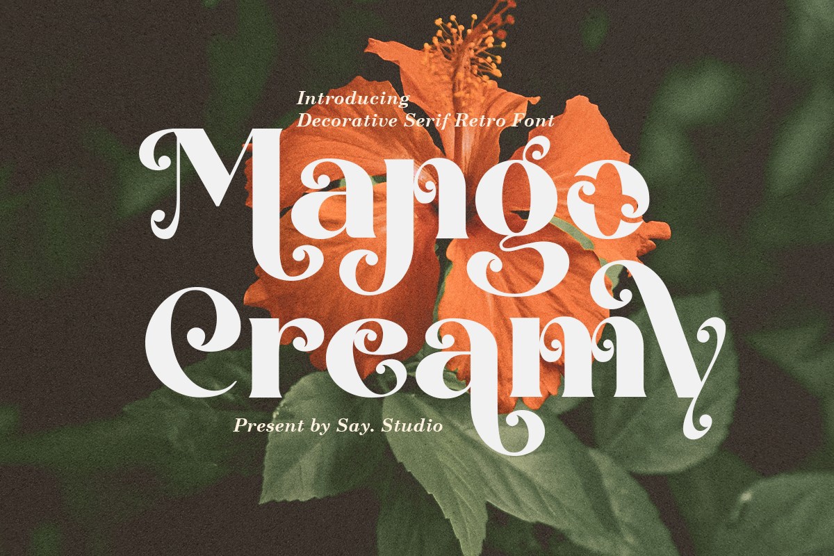 Schriftart Mango Creamy