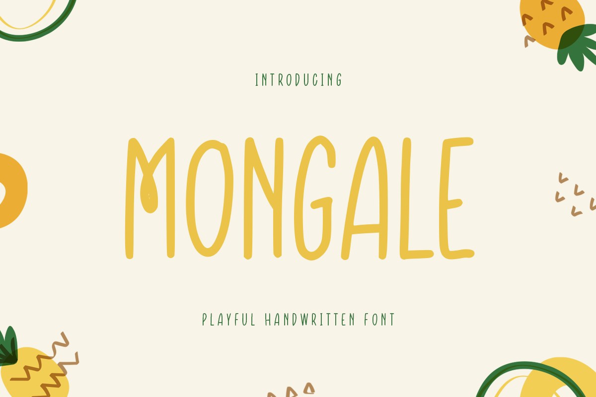 Schriftart Mongale