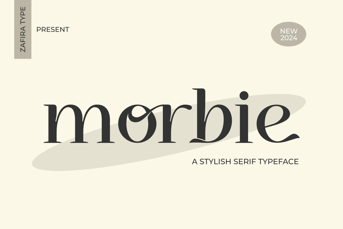 Schriftart Morbie