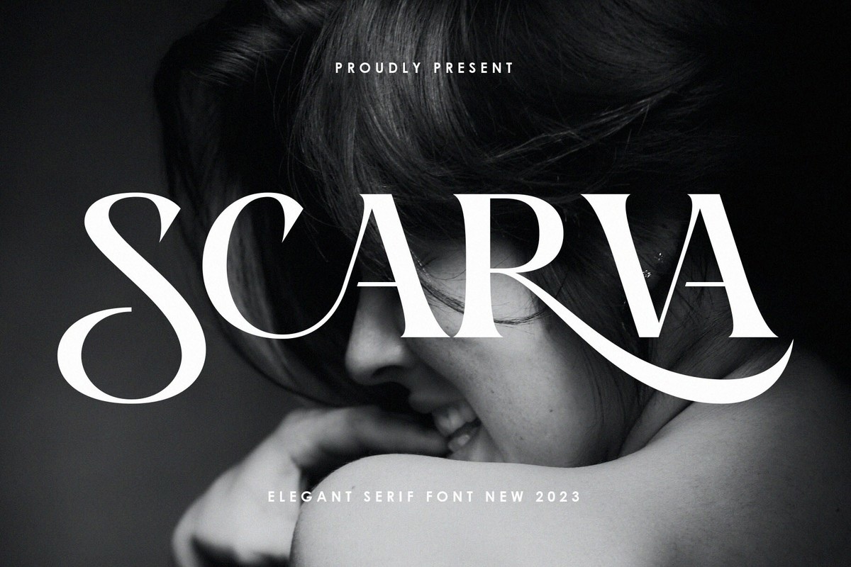 Schriftart Scarva