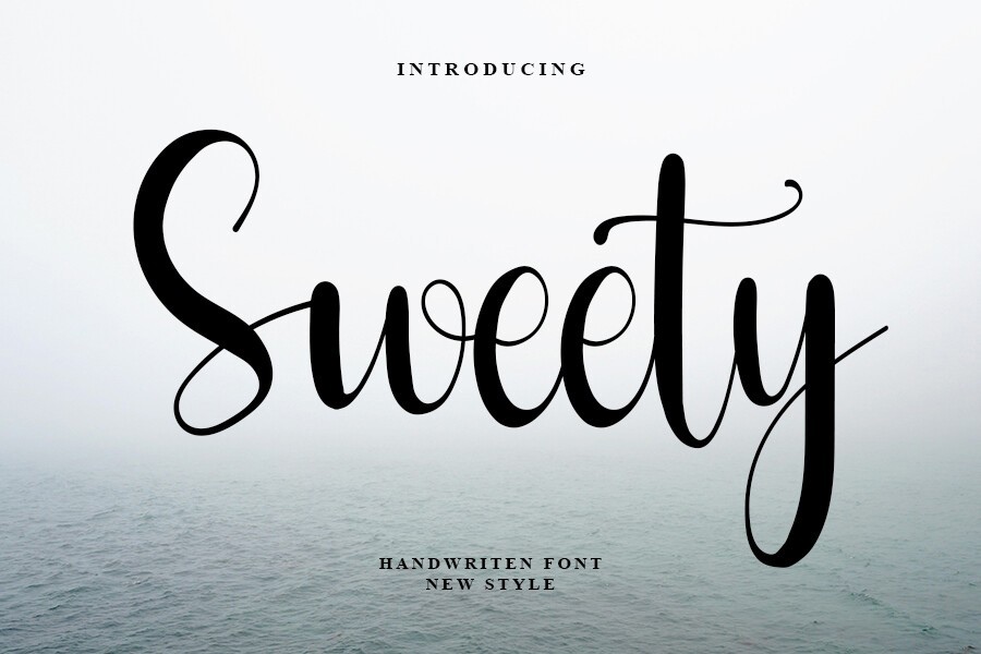 Schriftart Sweety