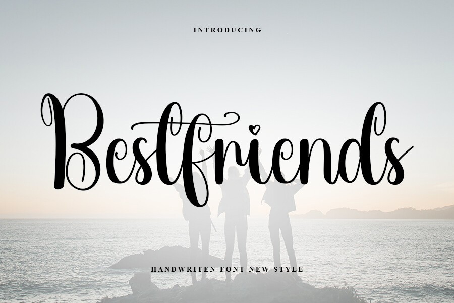 Schriftart Bestfriends