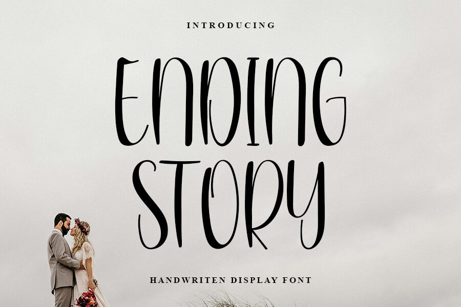 Schriftart Ending Story