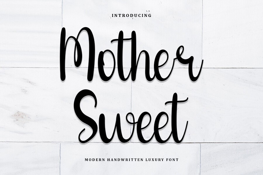 Schriftart Mother Sweet