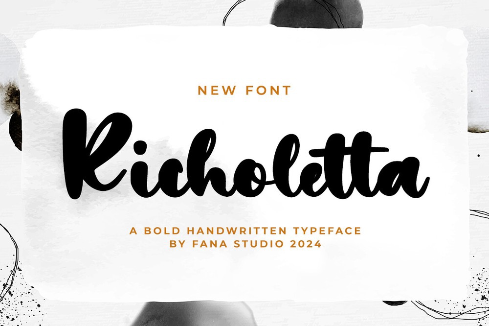 Schriftart Richoletta