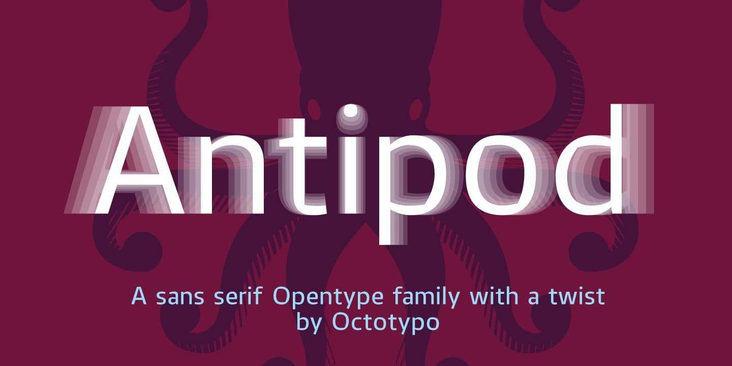 Schriftart Antipod