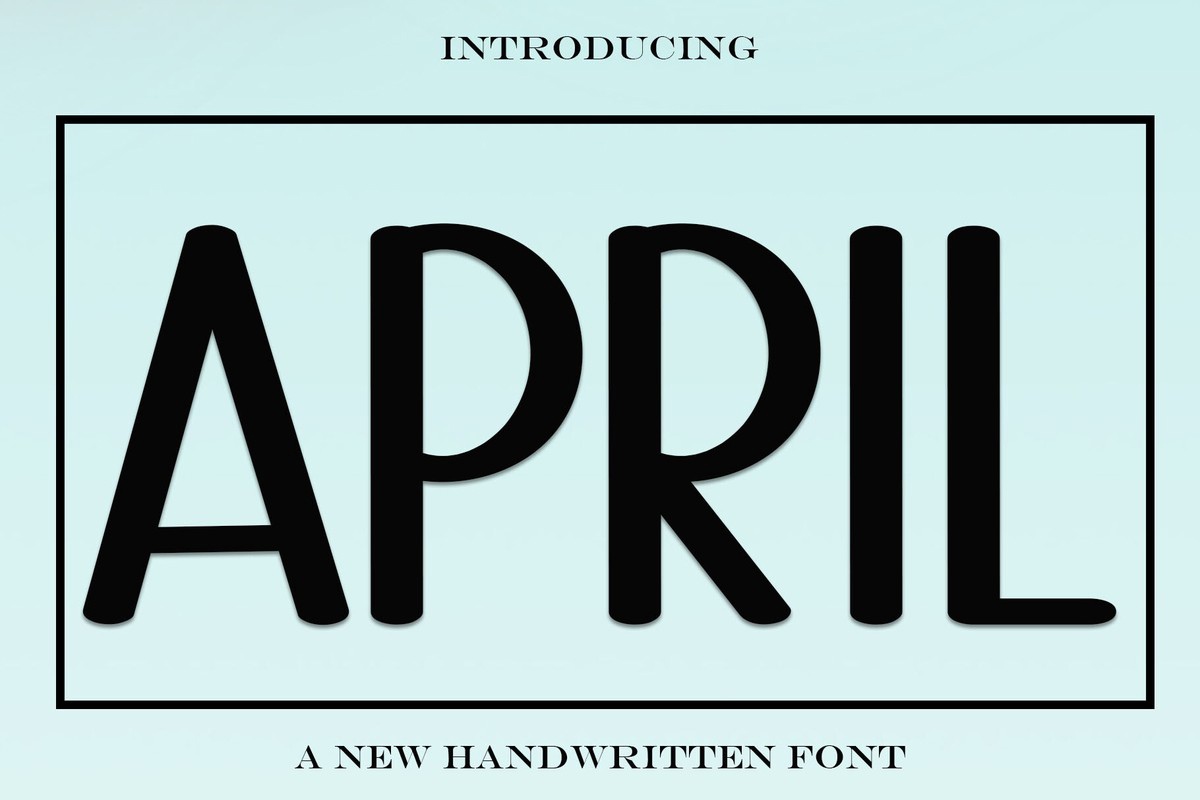 Schriftart April